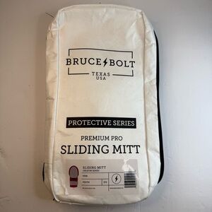 NWT Bruce Bolt Sliding Mitt Youth Pink Premium Pro Protective Baseball Softball